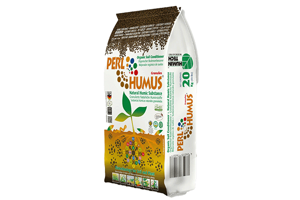 Substances humiques naturelles, granulé pour améliorer la qualité et la stucture de l’humus dans le sol.