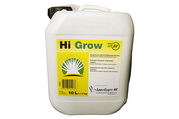 Solution d'engrais azoté organique à base d'extrait de Cannabis sativa.